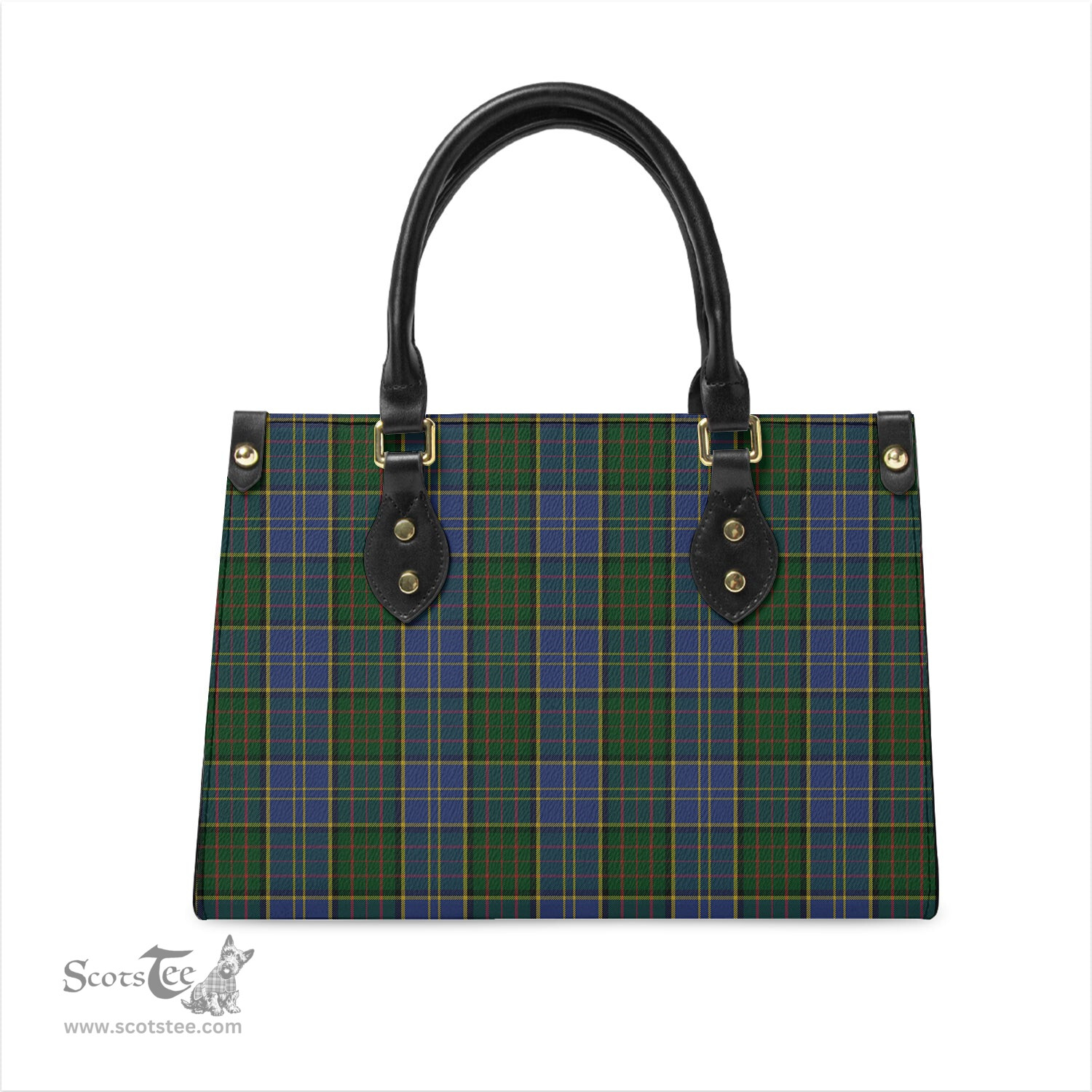 Scottish MacMillan Hunting Tartan Leather Bag for Women Scottish Plaid Tartan Plaid - ScotsTee - scotstee.com