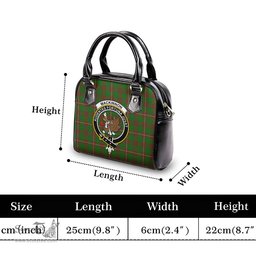 Scottish MacKinnon Hunting Modern Tartan Shoulder Handbags with Family Crest Scottish Plaid Tartan Plaid - ScotsTee - scotstee.com