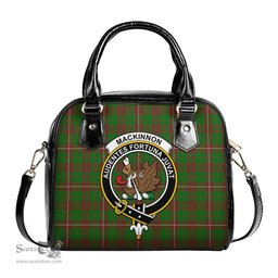 Scottish MacKinnon Hunting Modern Tartan Shoulder Handbags with Family Crest Scottish Plaid Tartan Plaid - ScotsTee - scotstee.com
