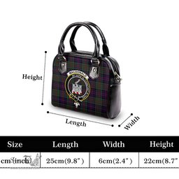 Scottish MacDonald of Clan Ranald Tartan Shoulder Handbags with Family Crest Scottish Plaid Tartan Plaid - ScotsTee - scotstee.com