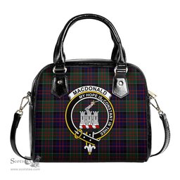 Scottish MacDonald of Clan Ranald Tartan Shoulder Handbags with Family Crest Scottish Plaid Tartan Plaid - ScotsTee - scotstee.com