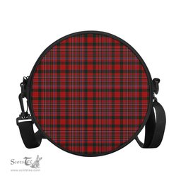 Scottish MacAlister Tartan Round Crossbody Bags - Round Purse Scottish Plaid Tartan Plaid - ScotsTee - scotstee.com