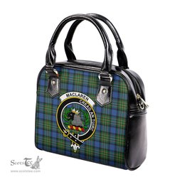 Scottish MacLaren Ancient Tartan Shoulder Handbags with Family Crest Scottish Plaid Tartan Plaid - ScotsTee - scotstee.com