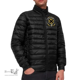 Scottish House of PURCELL Coat of Arms Family Crest Ireland Padded Jacket Irish Jackets
