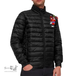 Scottish Mackin Coat of Arms Family Crest Ireland Padded Jacket Irish Jackets