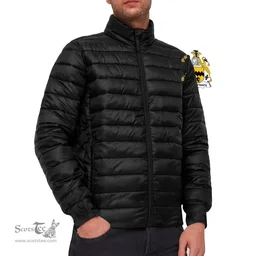 Scottish Morrissey Coat of Arms Family Crest Ireland Padded Jacket Irish Jackets