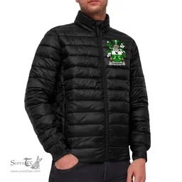 Scottish O'Donoghue Coat of Arms Family Crest Ireland Padded Jacket Irish Jackets