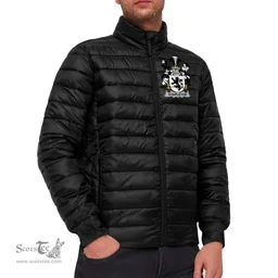 Scottish Stapleton Coat of Arms Family Crest Ireland Padded Jacket Irish Jackets
