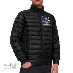Scottish Usher Coat of Arms Family Crest Ireland Padded Jacket Irish Jackets