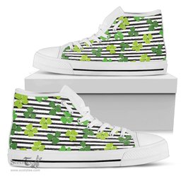 Irish Coat of Arms Family Crest Ireland High Top Shoes - Shamrock 02 A1