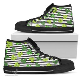 Irish Coat of Arms Family Crest Ireland High Top Shoes - Shamrock 02 A1