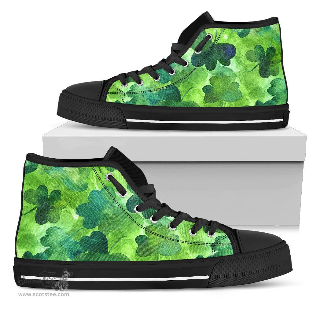 Irish Coat of Arms Family Crest Ireland High Top Shoes - Shamrock 10 A1