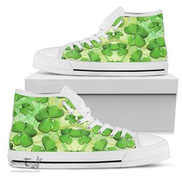 Irish Coat of Arms Family Crest Ireland High Top Shoes - Shamrock 06 A1