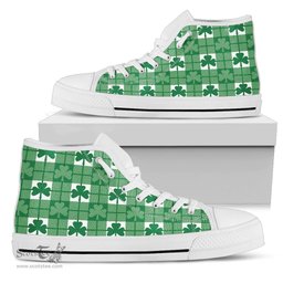 Irish Coat of Arms Family Crest Ireland High Top Shoes - Shamrock 04 A1