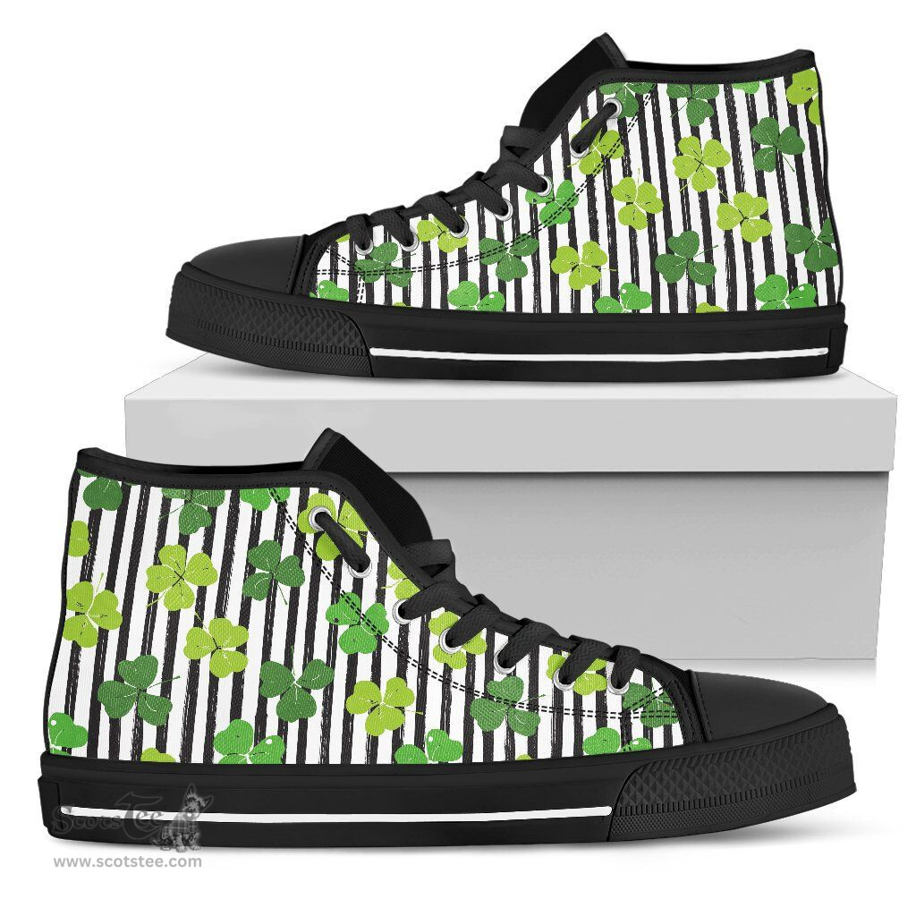 Irish Coat of Arms Family Crest Ireland High Top Shoes - Shamrock 01 A1