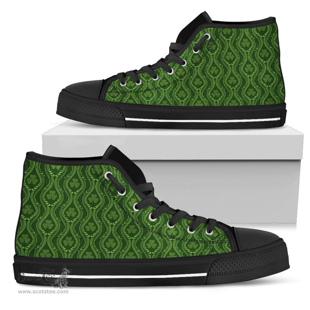 Irish Coat of Arms Family Crest Ireland High Top Shoes - Shamrock 11 A1