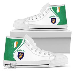 Irish Coat of Arms Family Crest Ireland High Top Shoes - Generation K7