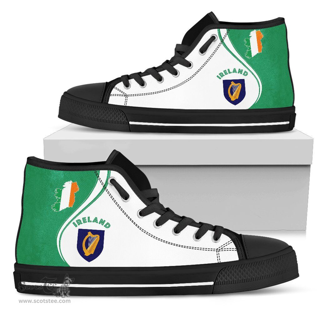 Irish Coat of Arms Family Crest Ireland High Top Shoes - Generation K7