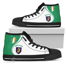 Irish Coat of Arms Family Crest Ireland High Top Shoes - Generation K7