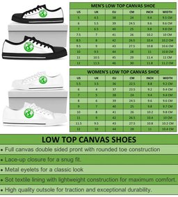 Irish Ireland Wing Low Top (Women/Men) A7 Coat of Arms Family Crest Ireland Low Top Shoes (Women's/Men's) Black/ White Irish Shoes