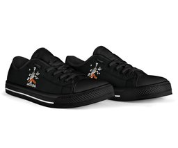Irish Worth or McWorth Coat of Arms Family Crest Ireland Low Top Shoes (Women's/Men's) Black/ White Irish Shoes