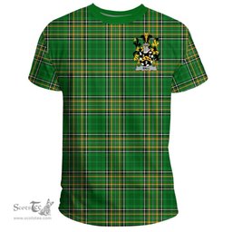 Irish Ball Coat of Arms Family Crest Ireland T Shirt Irish National Tartan Irish County T Shirts