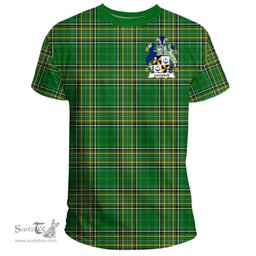 Irish Campbell Coat of Arms Family Crest Ireland T Shirt Irish National Tartan Irish County T Shirts