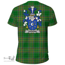 Irish Duggan or O'Duggan Coat of Arms Family Crest Ireland T Shirt Irish National Tartan Irish County T Shirts
