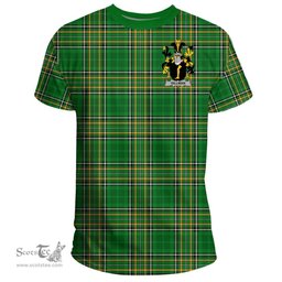 Irish Gillman Coat of Arms Family Crest Ireland T Shirt Irish National Tartan Irish County T Shirts