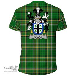Irish Fullam Coat of Arms Family Crest Ireland T Shirt Irish National Tartan Irish County T Shirts