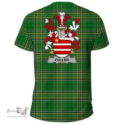 Irish Fuller Coat of Arms Family Crest Ireland T Shirt Irish National Tartan Irish County T Shirts