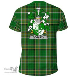 Irish Gogarty Coat of Arms Family Crest Ireland T Shirt Irish National Tartan Irish County T Shirts