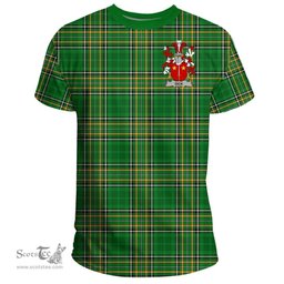 Irish Dick Coat of Arms Family Crest Ireland T Shirt Irish National Tartan Irish County T Shirts