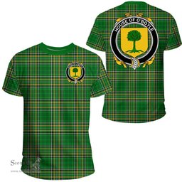 Irish House of O'BOYLE Coat of Arms Family Crest Ireland T Shirt Irish National Tartan Irish County T Shirts