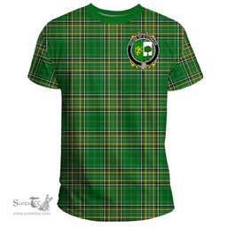 Irish House of O'CONNOR (Sligo) Coat of Arms Family Crest Ireland T Shirt Irish National Tartan Irish County T Shirts