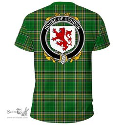 Irish House of CONDON Coat of Arms Family Crest Ireland T Shirt Irish National Tartan Irish County T Shirts