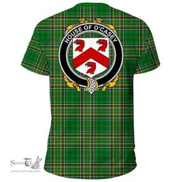 Irish House of O'CASEY Coat of Arms Family Crest Ireland T Shirt Irish National Tartan Irish County T Shirts