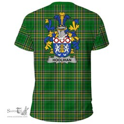 Irish Hoolihan or O'Holohan Coat of Arms Family Crest Ireland T Shirt Irish National Tartan Irish County T Shirts