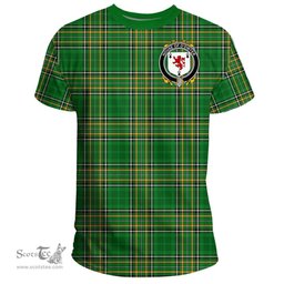 Irish House of O'DWYER Coat of Arms Family Crest Ireland T Shirt Irish National Tartan Irish County T Shirts