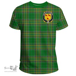 Irish House of O'GORMLEY Coat of Arms Family Crest Ireland T Shirt Irish National Tartan Irish County T Shirts