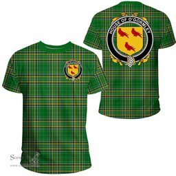 Irish House of O'GORMLEY Coat of Arms Family Crest Ireland T Shirt Irish National Tartan Irish County T Shirts