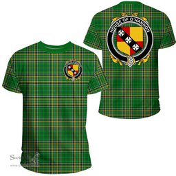 Irish House of O'HANNON Coat of Arms Family Crest Ireland T Shirt Irish National Tartan Irish County T Shirts