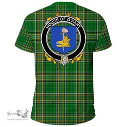 Irish House of O'FAHY Coat of Arms Family Crest Ireland T Shirt Irish National Tartan Irish County T Shirts