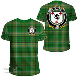 Irish House of O'MOLLOY Coat of Arms Family Crest Ireland T Shirt Irish National Tartan Irish County T Shirts