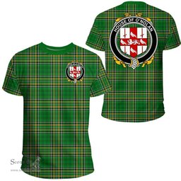 Irish House of O'NOLAN Coat of Arms Family Crest Ireland T Shirt Irish National Tartan Irish County T Shirts