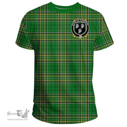 Irish House of O'KENNEDY Coat of Arms Family Crest Ireland T Shirt Irish National Tartan Irish County T Shirts