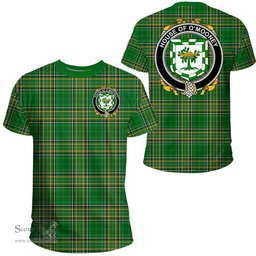 Irish House of O'MOONEY Coat of Arms Family Crest Ireland T Shirt Irish National Tartan Irish County T Shirts