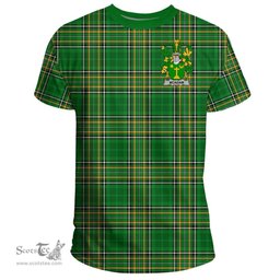 Irish McAdam Coat of Arms Family Crest Ireland T Shirt Irish National Tartan Irish County T Shirts