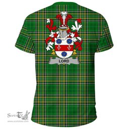 Irish Lord Coat of Arms Family Crest Ireland T Shirt Irish National Tartan Irish County T Shirts