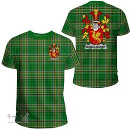 Irish McGillicuddy Coat of Arms Family Crest Ireland T Shirt Irish National Tartan Irish County T Shirts